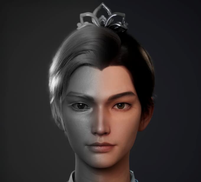 高仿真数字人